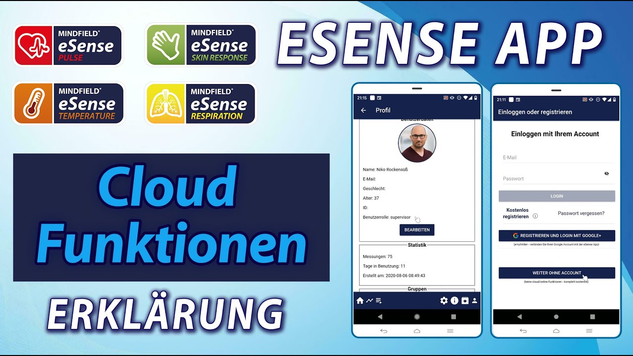 Erklärung der neuen eSense App Cloud Funktionen (optional!)