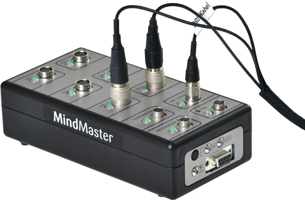 MindMaster device with multiple channel ports and cables