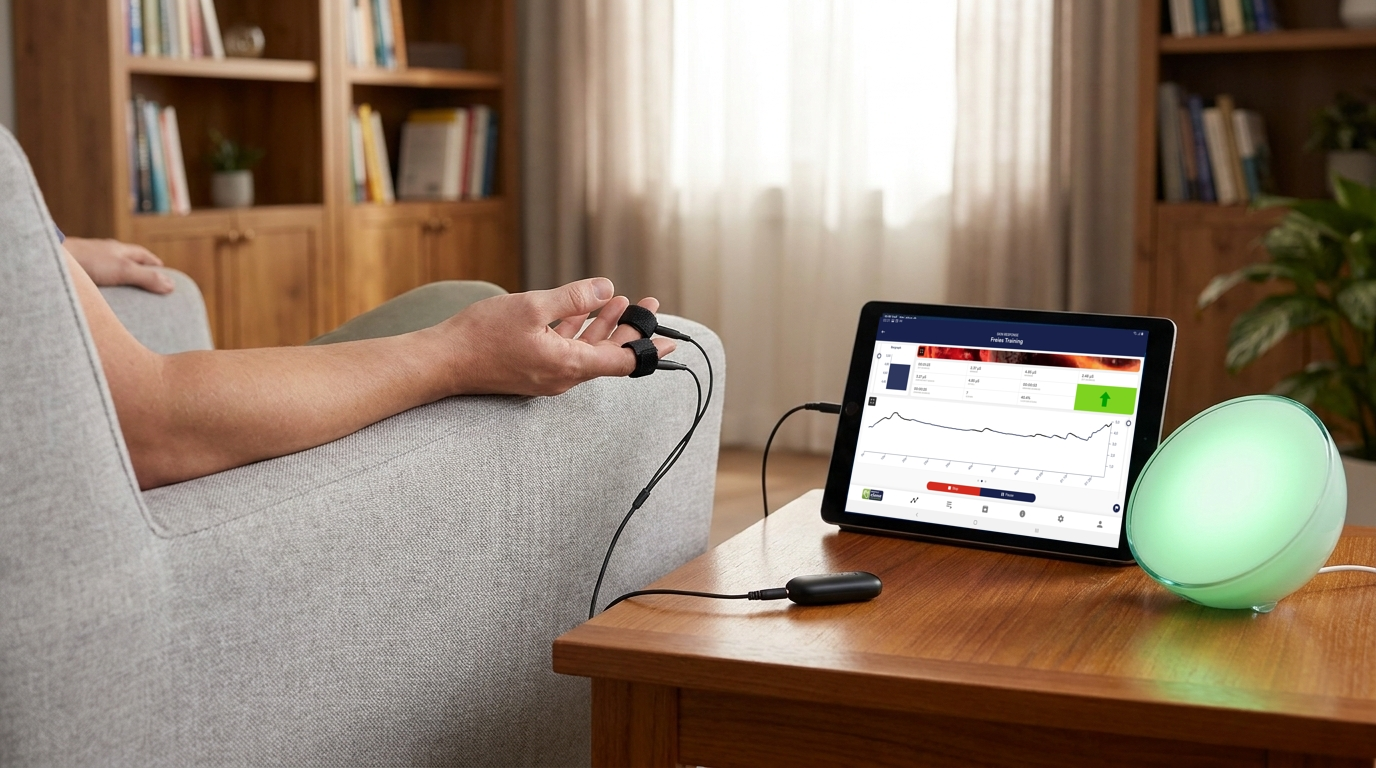 Biofeedback im Mentaltraining mit eSense Skin Response und Philips Hue